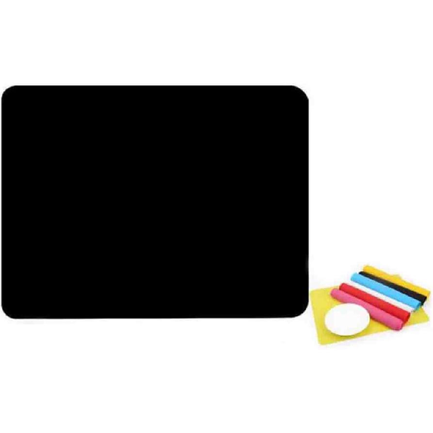 Black Silicone Student Table Mat, Countertop Place Mat, Large Oven Counter Children Table Mat, 15.7" 11.8"