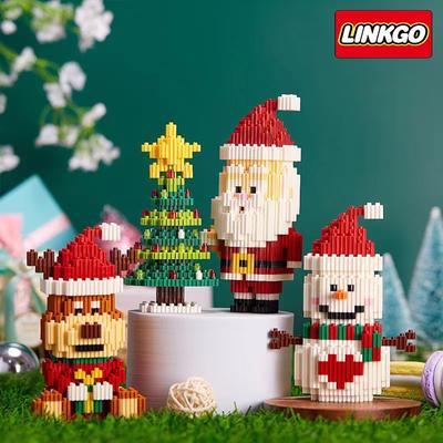 Christmas Gift Building Block Series Micro-particle Building Blocks Toy Christmas Gift Holiday Gift