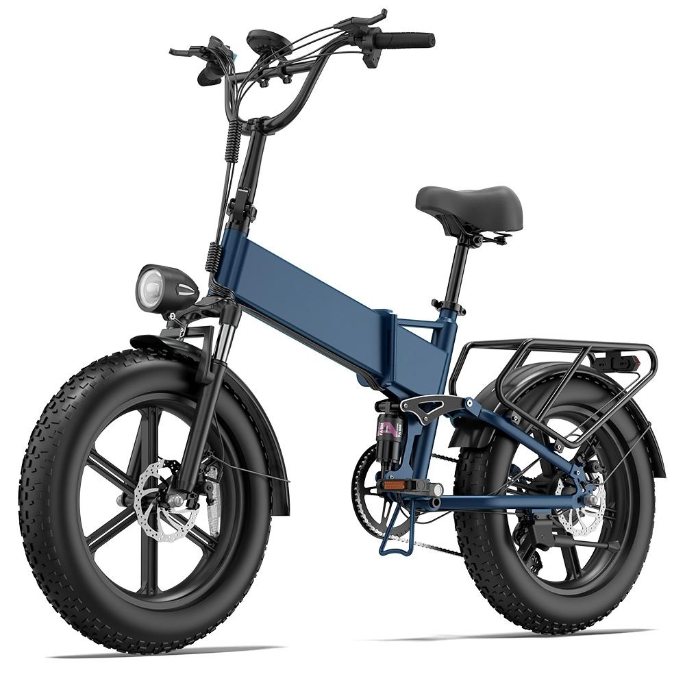Electric Bicycle Foldable Urlife T5 20" Tire 750W Motor City Electric Bike For Adult 7 Speed Dual Disc Brakes 48V 13AH Max Load 120Kg