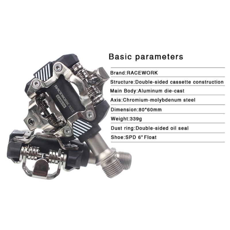2Pcs Lightweight Bike Self-Locking Pedal Suitable for Speed Special Bike Pedals
