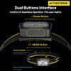 Nitecore NU25 MCT 400 Lumens Ultra Lightweight Multiple Color Temperature Outdoor Headlamp USB-C Rechargeable Headlight Tag (Normal Headband)