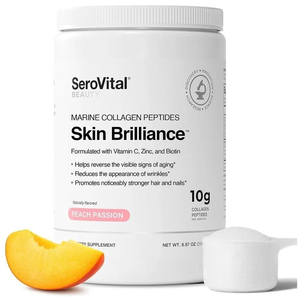 

Serovital Skin Brilliance 10g 1 Pack Peach Passion Serovital Skin Brilliance - Marine Collagen Peptides