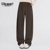 Sibaishui Women's High-Waisted Draped Drawstring Casual Pants