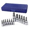Набор головок Torx WORKPRO Torx, угловой ключ, набор из 13 предметов 6,35 мм, 9,5 мм, 12,7 мм