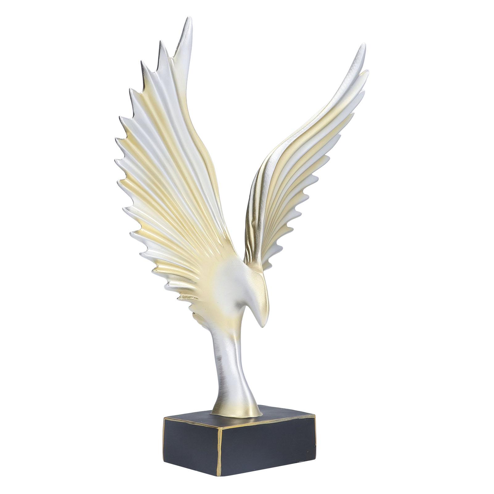 Nordic Wing Statue Resin Sculpture Statue Ornaments Modern Living Room Decoration Desktop Abstract Crafts