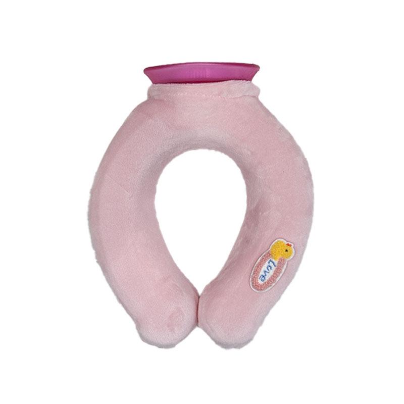 Doppelverwendbare U-förmige Nackenstütze: Heiß-/Kaltwasserflasche & Eisbeutel für Ganzjahreskomfort