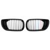 BMW 3er Reihe E46 2002-2004 (4-Türer) Heller dreifarbiger Kühlergrill, einzeilig