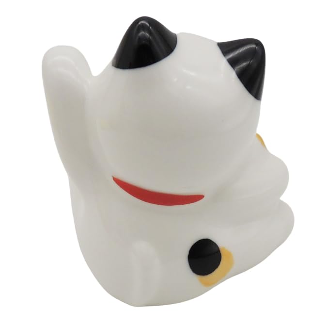 Maneki Neko (winkende Katze) Figur mit Kissen, perfekt für Glück, Wohlstand, geschäftlichen Erfolg, Geschäftseröffnungen und mehr. Glückverheißend