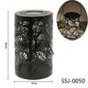 2026 New Solar Waterproof Iron Hollow Lantern Outdoor Hanging Ambient Light for Lawn Garden Villa Patio Yard Decoration