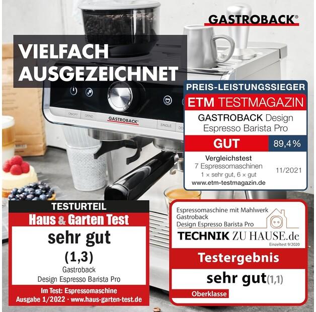 Coffee Machine Gastroback 42616 Barista Pro