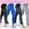 Women Letter Print High Waist Leggings With Stretch And Push Up Design For Fitness And Running