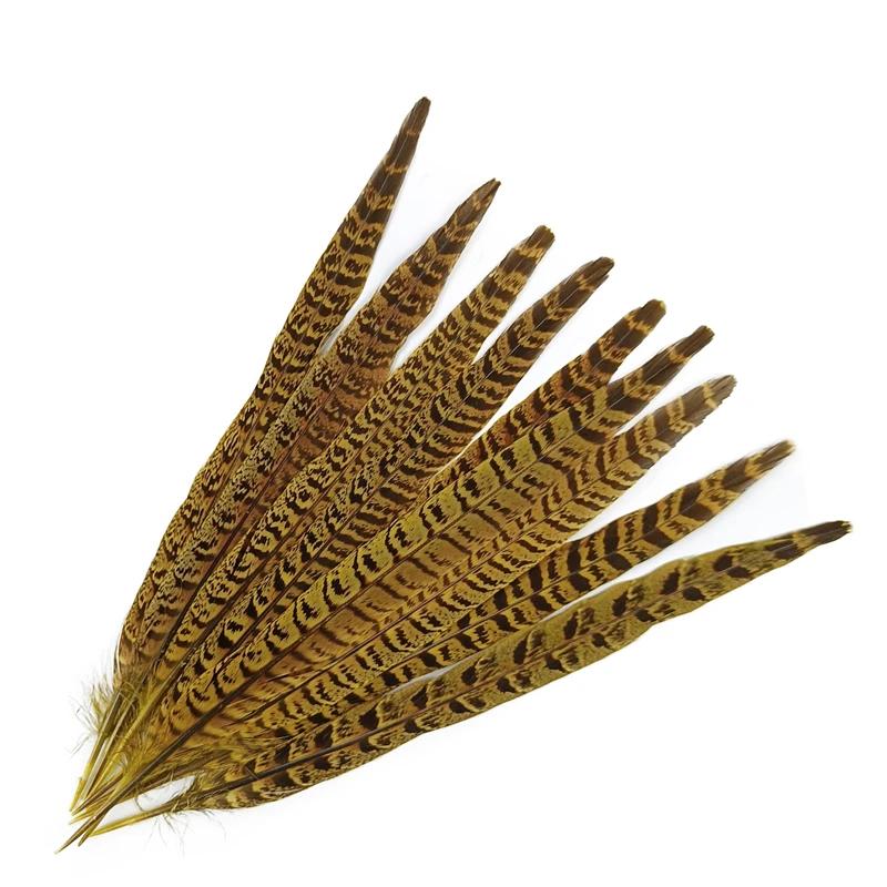 Colorful Pheasant Feathers Table Centerpieces Handicraft Accessories 25-30Cm Natural Plumes Diy Headdress Decoration