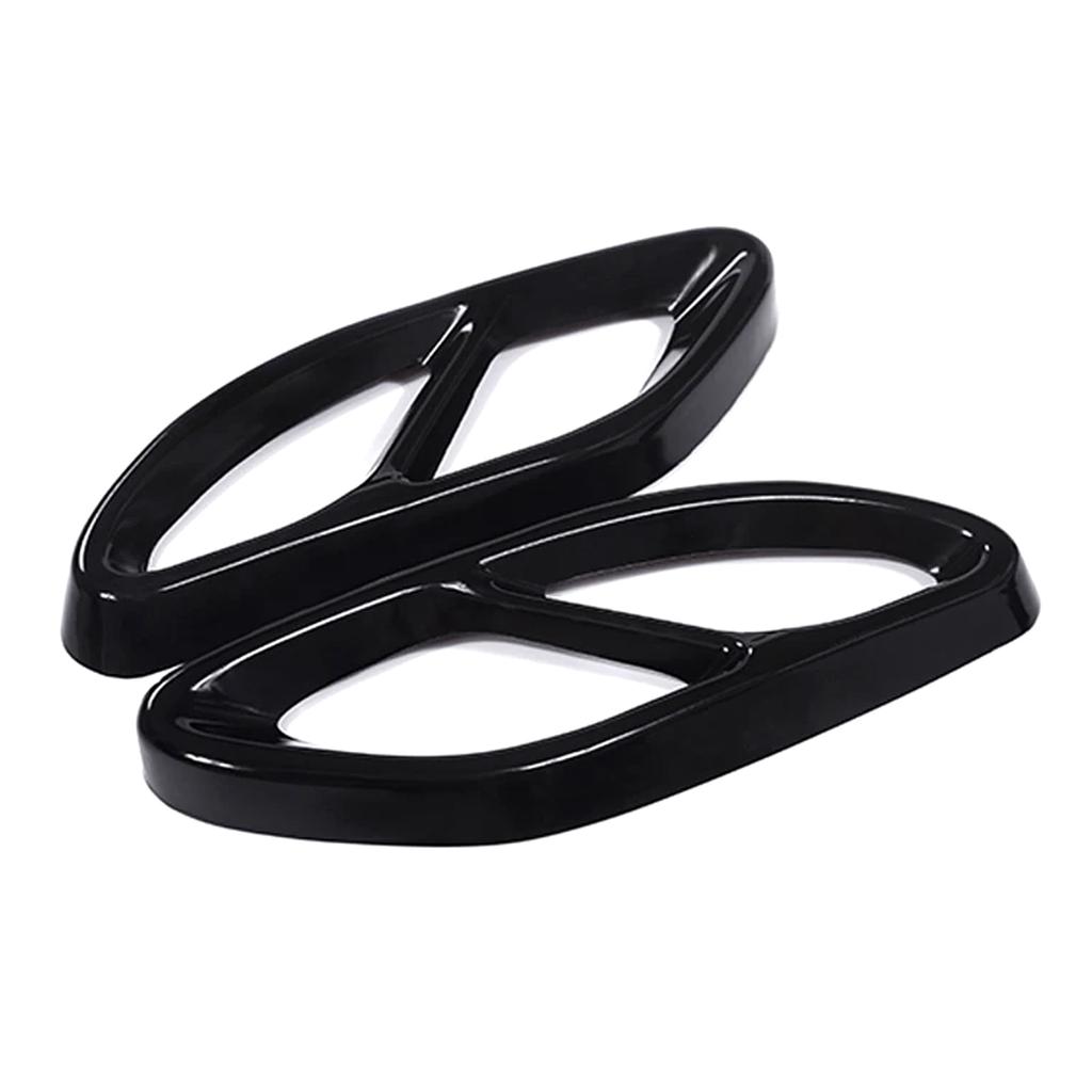 1 Paar Auto-Außenauspuffschalldämpferabdeckung für W176 W205 W213 X253 Heckstoßstangenzylinder-Auspuffrohrabdeckungsverkleidung