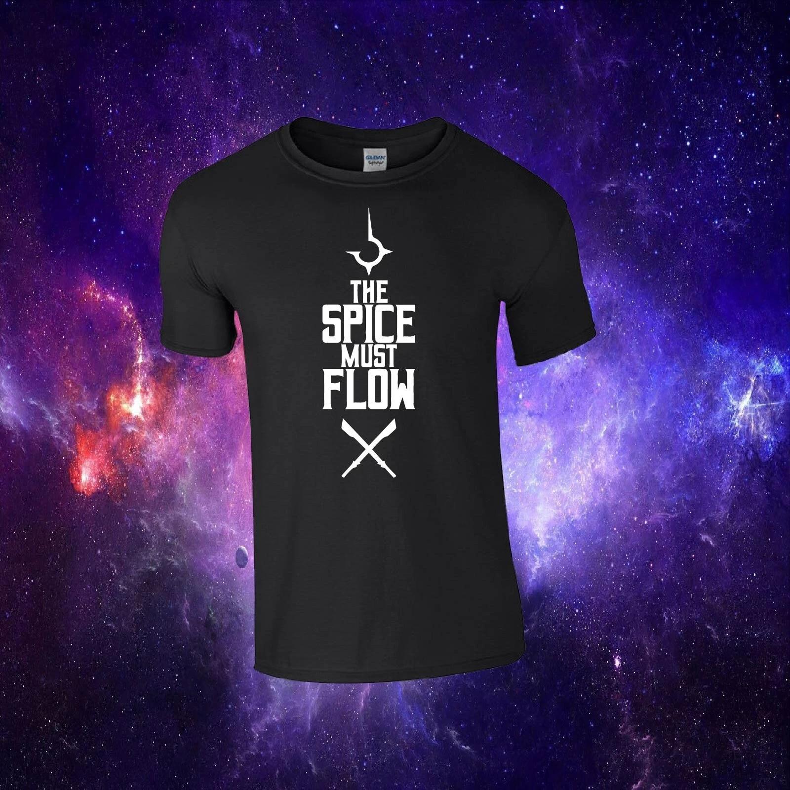 The Spice Must Flow Dune Inspired Sci Fi Movie Unisex Kids Adults Top T-shirt L