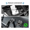 BBDJ3 4pcs Mini Car Seat Headrest Hook USB Storage Organizer Holder For Alfa Romeo 159 Giulietta Giulia 147 Mito 156 159 166 GT