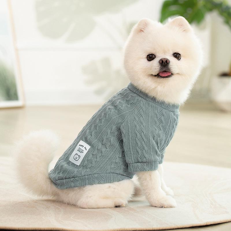 New Autumn/Winter Two-Legged Pet Sweater - Solid Color, Stylish, for Small/Medium Dogs and Cats