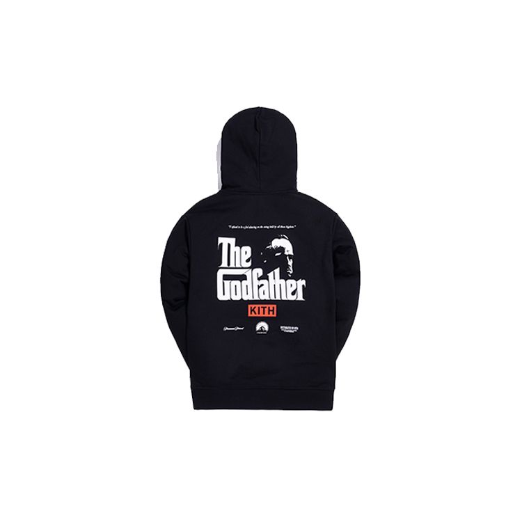 Kith x The Godfather Il Padrino Hoodie Black Men Tops KH2460-100