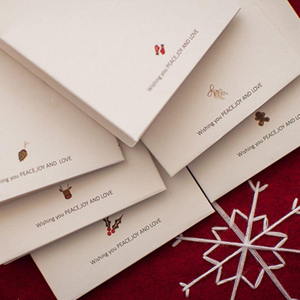 with Envelopes Stickers Merry Christmas Wishing Message Cards Best Wishes Christmas Greeting Card