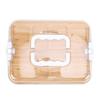 Charcuterie Board with Clear Lid Travel Portable Cheese Board Cutting Board for Kitchen Home 6 Compartments