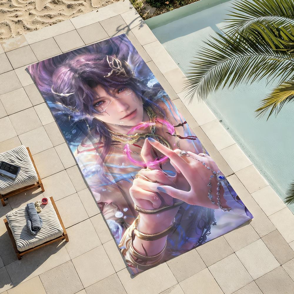 Game Love and Deepspace Rafayel Towel Drying Bath Towel Applicable To Light Swimming Camping Yoga Beach Out