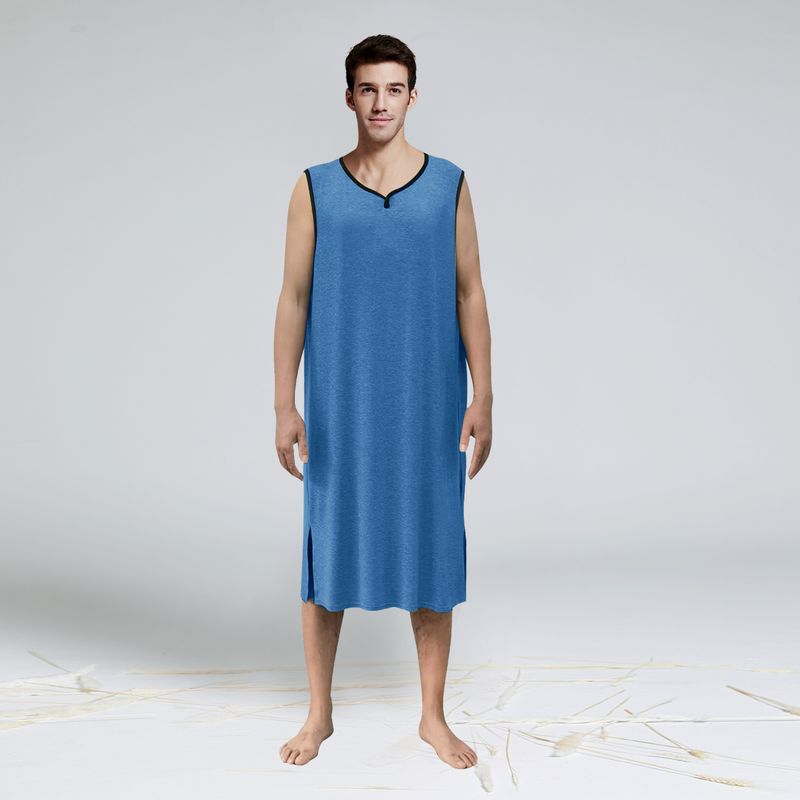 Modal Rayon Summer Thin Extra Fat Men's Jumpsuit