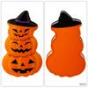 Decorative Halloween Pumpkin Face Tinplate Box Cartoon Pumpkin Face Cookie Box  Party Supply