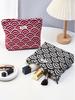 Autumn/Winter Chenille Plush Women's Large Capacity Makeup Bag - Travel Portable Storage High Value Bag