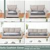 Sofa Cushion Covers Stretch Velvet Sofa Seat Cover Universal Non-Slip Elastic Couch Slipcovers Replacement Furniture Protector
