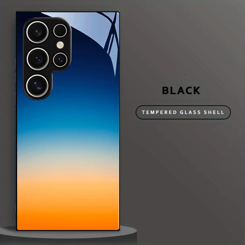 Exquisite luxury High-end PhoneCase Glass TPU PhoneCase for Samsung Galaxy S26 S25 S24 S23 S22 S21 FE,Ultra,Plus Dropresistant