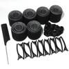 35Pcs 3 Sizes Rollers Curly Hair Roller Black Hair Curlers for Women  Hair Styling Tool