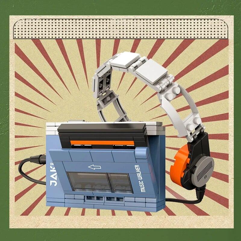 DIY Ретро электроприборы, мебель, ТВ, компьютерная лента, Walkman, игровые приставки, радио, строительные блоки, модели, наборы кирпичей, игрушки