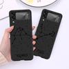 Twelve Constellations Luxury Case For Samsung Galaxy Z Flip 3 4 5G Funda ZFlip 3 Black PC Hard Back Phone Capas