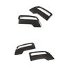 For Peugeot 3008 4008 5008 2017-22 Car Rear Exhaust Tail Pipe Muffler End Pipe Decoration Cover ABS Silver Exterior Accessories