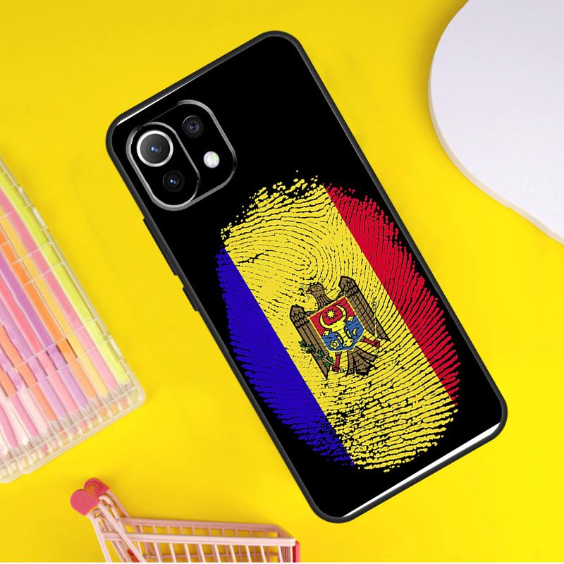 Bandeira da Moldávia Moldavos Capa Para Xiaomi 14 Ultra 13 11T 12T 13T 14T Pro POCO X6 X7 Pro X3 X5 F3 F5 F6 M6 Pro Capinha