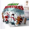 1pc Merry Christmas! Automatic Opening/Closing Umbrella, Festive Gift for Fans, Travelers & Daily Use (8-Bone Iron Frame, Portable Design).V042