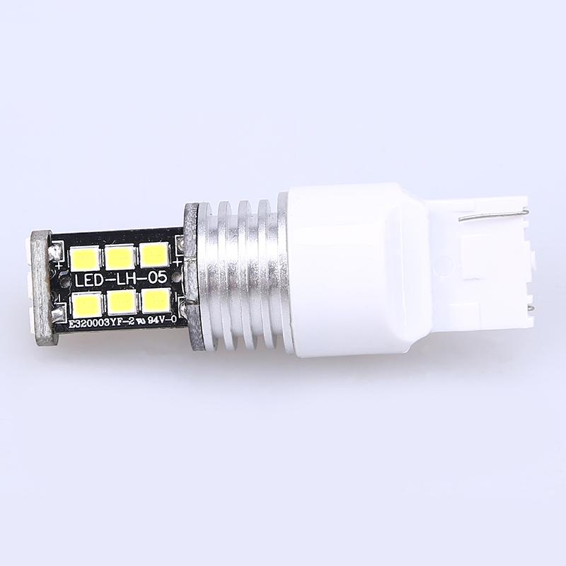 

T20 7440 15LED 2835 Автомобильный фонарь заднего хода Белый светодиод Автолампа Лампочка ДХО Дневной ходовой свет для универсальных автомобилей Грузовик