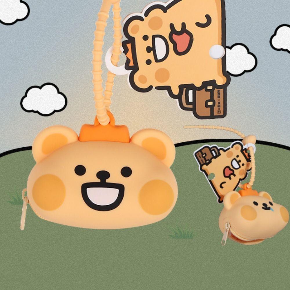 Key Case Mini Silicone Key Bag Dust-proof Cartoon Earphone Storage Bag  Birthday Parties