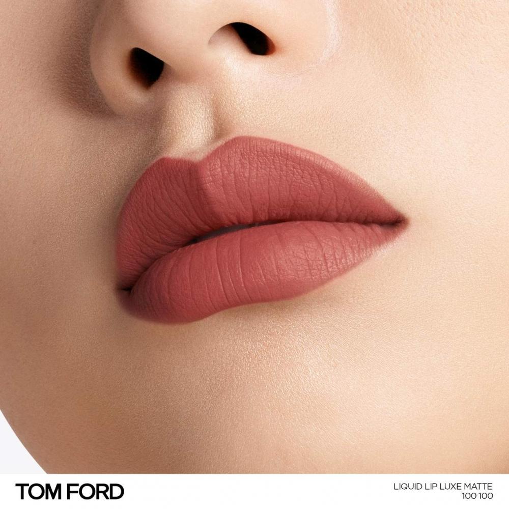 Tom Ford Liquid Lipstick Luxe Matte For Long Wear 0.20 Oz 100 Brown With Rosy Tones