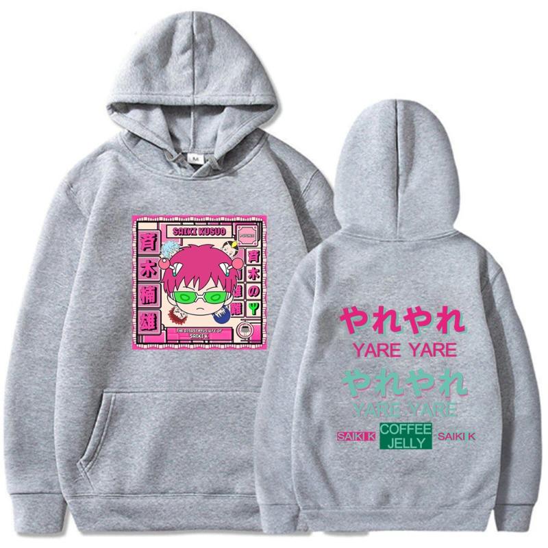 The Disastrous Life of Saiki K Autumn Men's Hoodie Sweatshirt Men Womnen Fashion Design Pullover Men's Fleece Hoodies