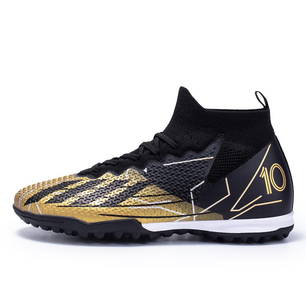 New High-Top Football Shoes, Men'S And Women'S Broken Nails And Long Nails, Student Adult Grass Actual Combat Training Football Shoes