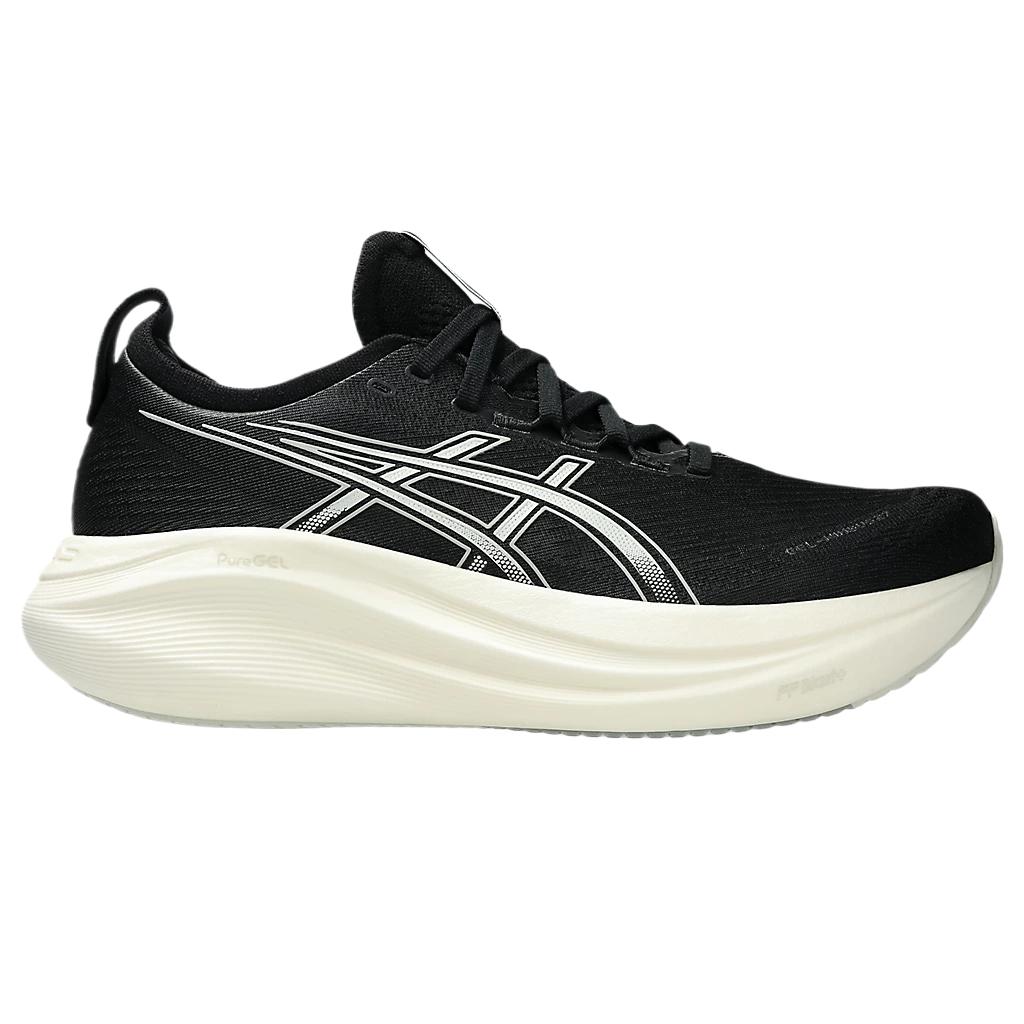 Asics Gel Nimbus 27 Ekstra Bred Svart Innsjøgrå Herre Sneakers 1011B957-002