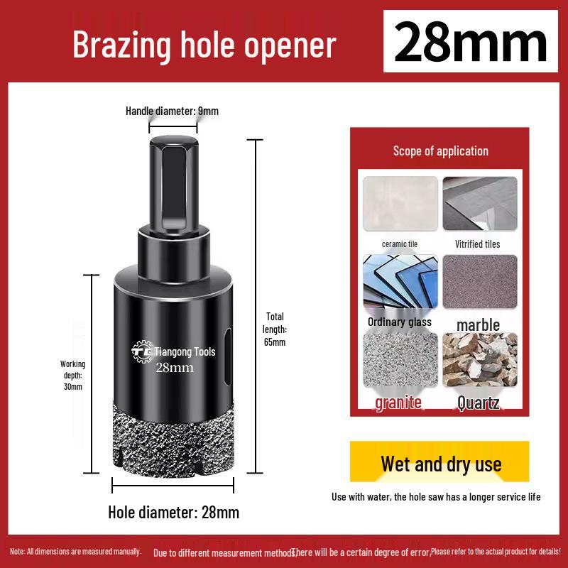 Tiangong Glas- och kakelborr för marmor- och keramiska ytor