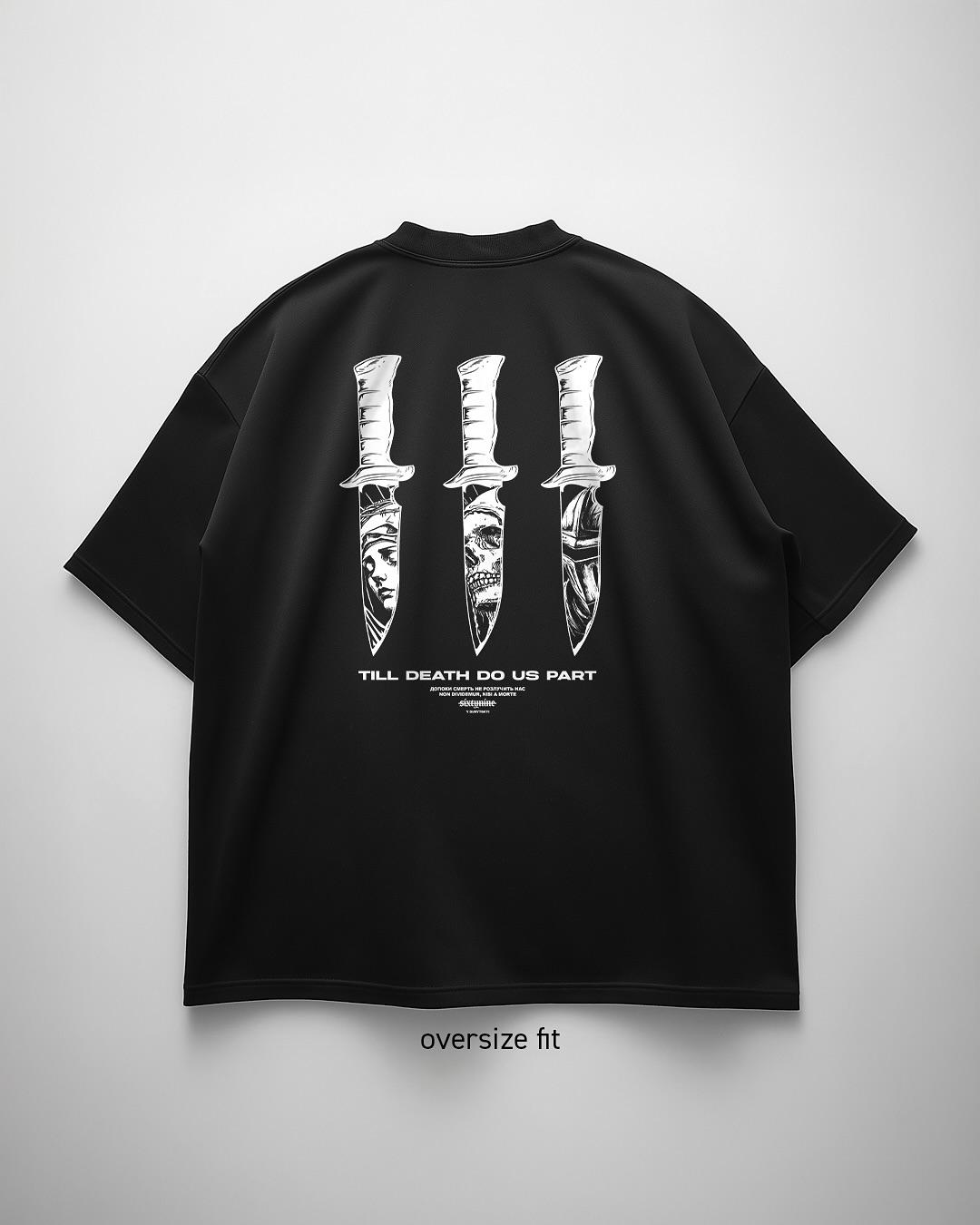 

Fashion high street Y2K oversized skull knife print men T-shirt Harajuku European American retro round-neck short-sleeved 4XL