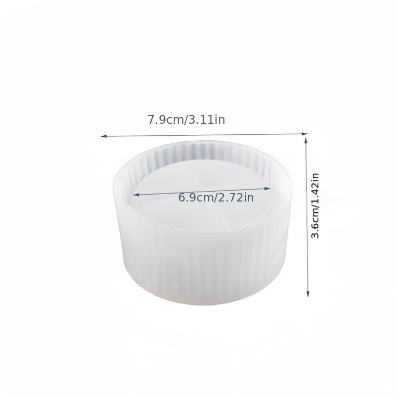 

Силиконовые формы для полосатой основы свечи, сделай сам, гипсовая бетонная коробка для хранения, декоративное украшение, форма из смолы, домашние поделки, литье