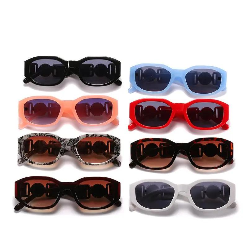 Modische Kleine Ovale Damen-Sonnenbrille Retro Marke Herren und Damen Outdoor Straßenfoto Sonnenbrille UV-Schutz Gafas De Sol