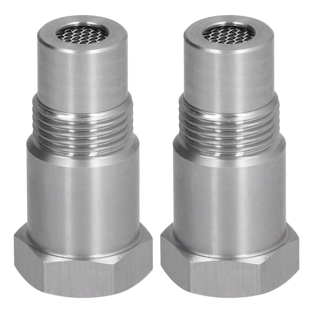 2Pcs Oxygen Sensor Adapter Welding Plug Engine Auxiliary with Filter Auto Parts M18x1.5