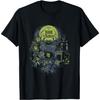 The Haunted Mansion Halloween Haunted Montage Retro Poster T-Shirt