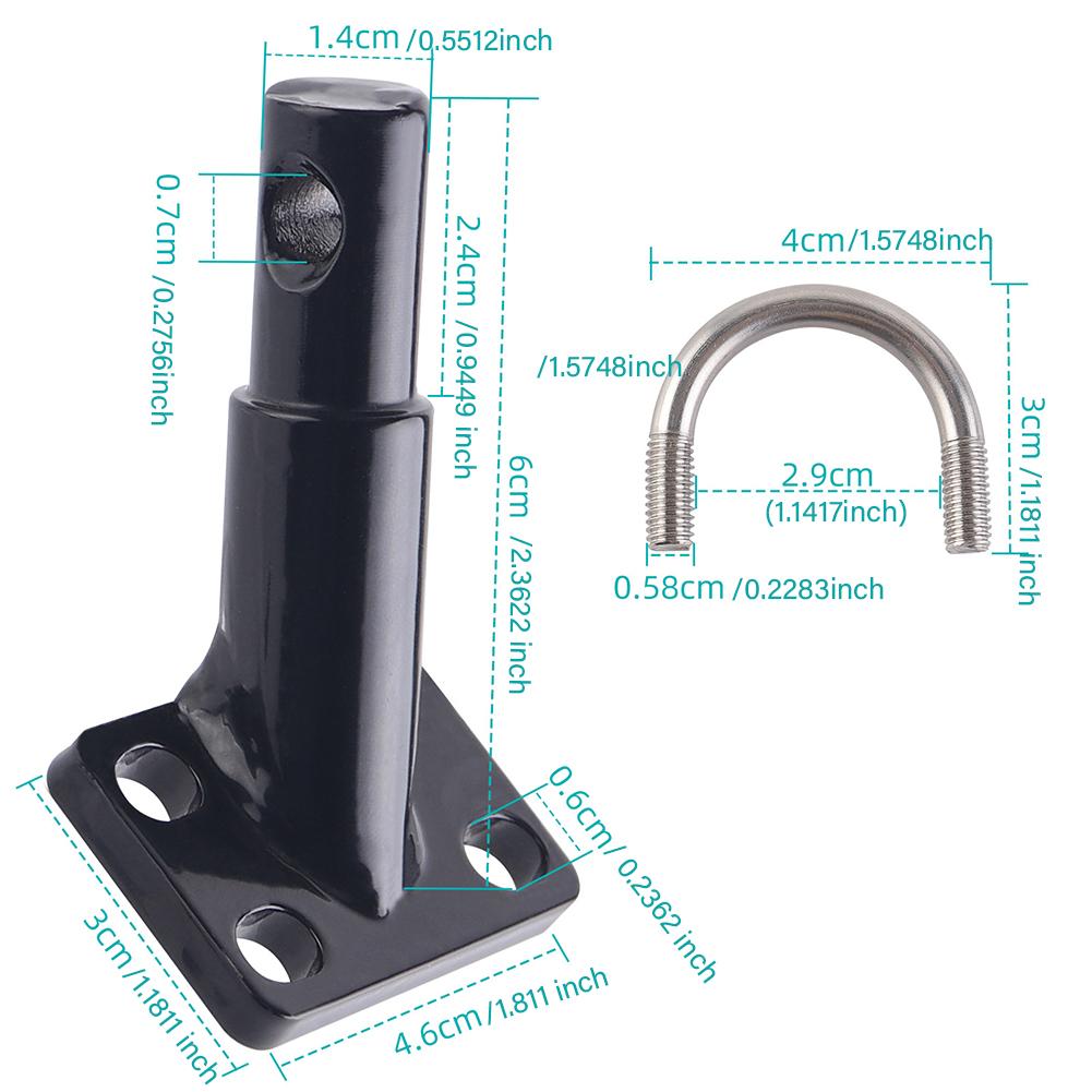 Bike Trailer Hitch Coupler Bike Trailer Hitch Connector Bicycle Trailer Coupler for Childrens Trailers and Most Bicycles