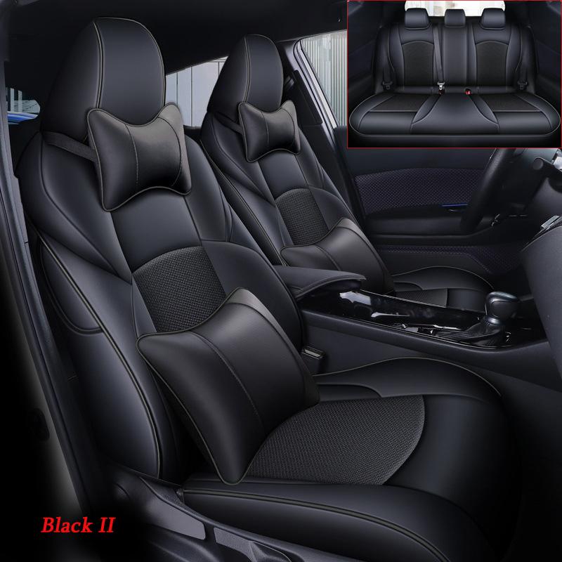 Car Styling Seat Cover For Toyota CHR 2018 2019 2020 2025 2025 2025 2025 Protecting Seat Cushion Leather Accessories -Full sets
