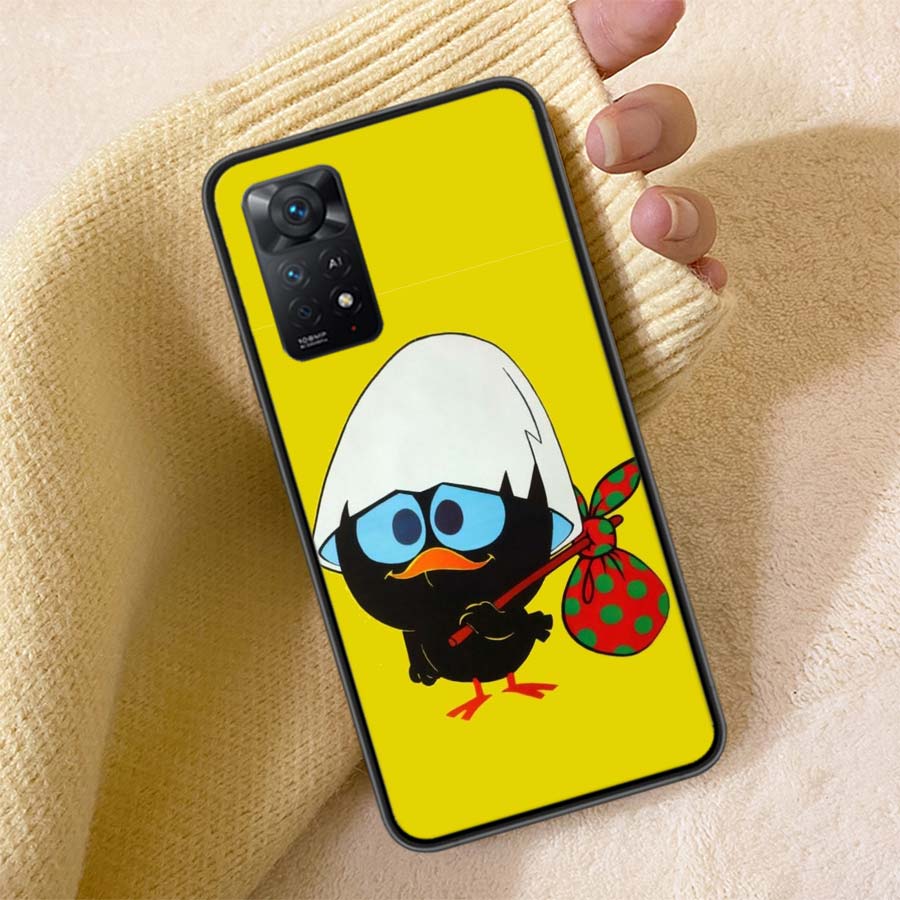 

Calimero Cute Cartoon Duck Phone Case For Redmi 13C 14C Note 14 13 Pro Plus 5G Clear Capa 12 12C 10A 10C 10 9A 9C 9T 9 8 Pro Cov Note 13 Pro Plus 5G